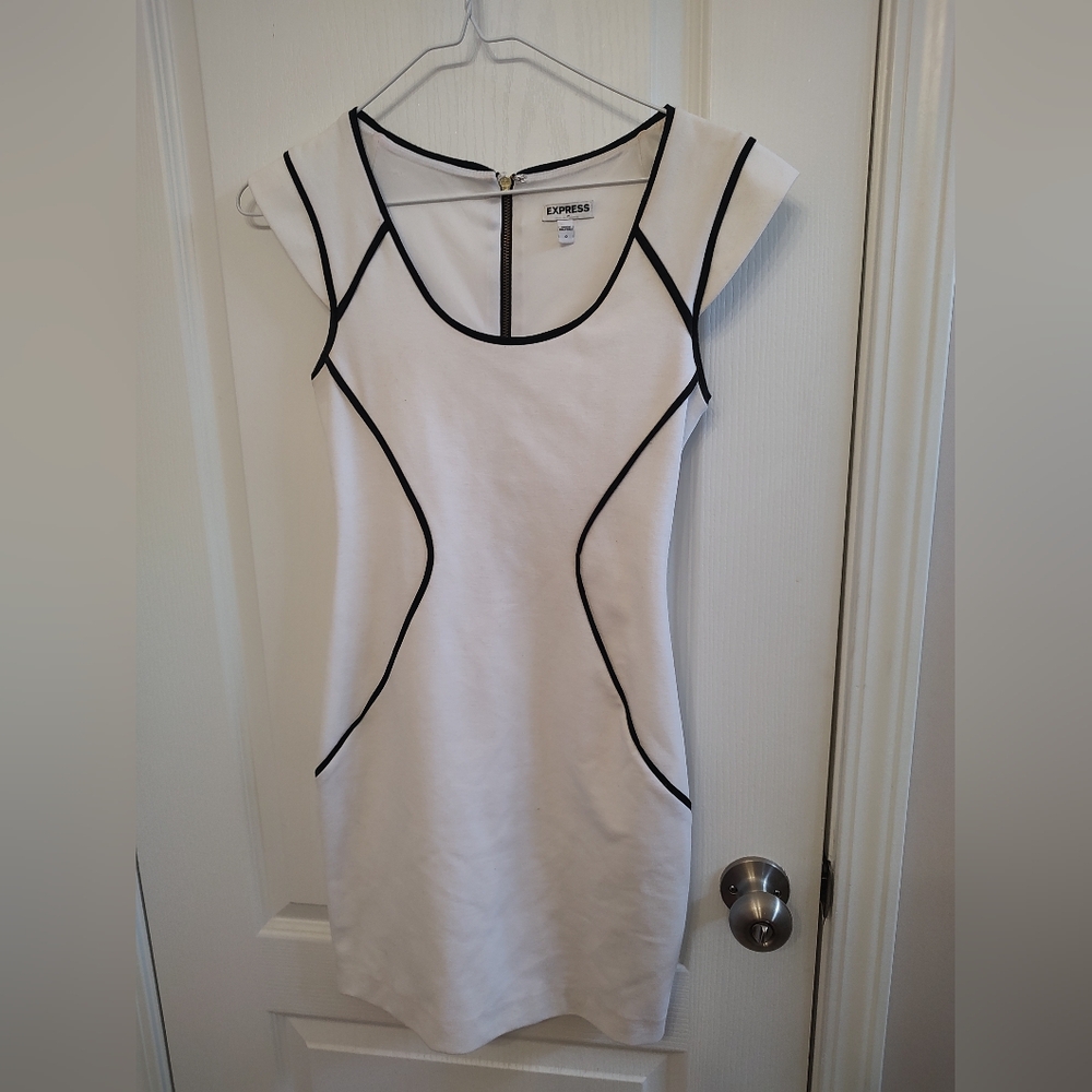Express mini Dress white